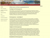 rechnungswesenbuch.de Webseite Vorschau