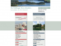 feldberger-seen.de Webseite Vorschau