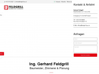 feldgrill-bau.at Webseite Vorschau