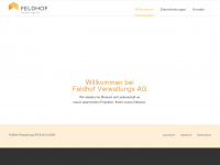 feldhof.ch Webseite Vorschau