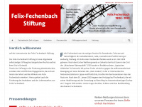 felix-fechenbach-stiftung.de Webseite Vorschau
