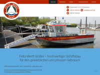 feltz-werft.de Webseite Vorschau