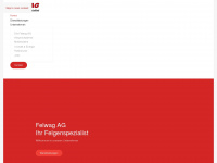 felwag.ch Webseite Vorschau