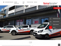 femafenster.ch Webseite Vorschau