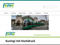 feme.ch Webseite Vorschau
