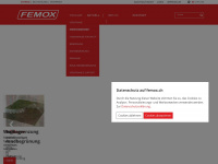 femox.ch Webseite Vorschau