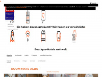 room-matehotels.com Webseite Vorschau