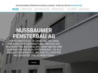 fenster-nussbaumer.ch Webseite Vorschau