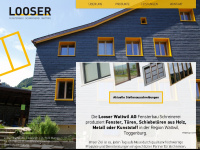 fensterlooser.ch Webseite Vorschau