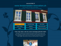 fensterlaeden-renovation.ch Webseite Vorschau