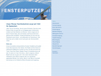 fensterputzer.at Webseite Vorschau