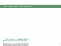 ferien-heidiland.ch Webseite Vorschau