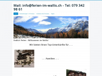 ferien-im-wallis.ch Webseite Vorschau