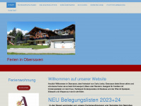 ferien-obersaxen.ch Webseite Vorschau