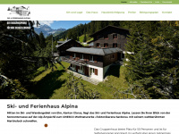 ferienhaus-alpina.ch Webseite Vorschau