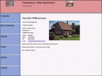 ferienhaus-altes-backhaus.de Webseite Vorschau