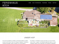 ferienhaus-boeck.de Webseite Vorschau