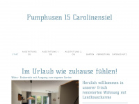 ferienhaus-carolinensiel.de Webseite Vorschau