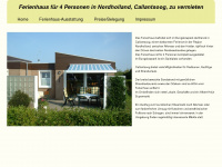 ferienhaus-callantsoog.de Webseite Vorschau