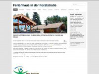 ferienhaus-forststrasse.de Webseite Vorschau