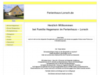 ferienhaus-lorsch.de Webseite Vorschau