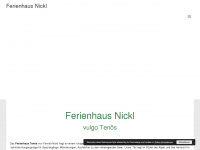 ferienhaus-nickl.at Webseite Vorschau