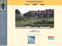 ferienhaus-norderhoern.de Webseite Vorschau