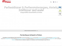 ferienhaus-polen.de Webseite Vorschau