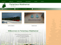 ferienhaus-waldheimat.de Webseite Vorschau