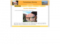 ferienhaus-wormy.de Webseite Vorschau