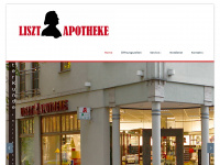 liszt-apotheke.de Webseite Vorschau