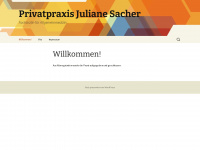 praxis-sacher.de Webseite Vorschau