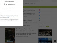 greenprophet.com Webseite Vorschau