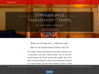 seminarhaus-tannenhof.de Webseite Vorschau