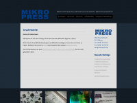 mikropress.de Webseite Vorschau