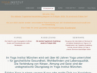 yoga-institut.de Webseite Vorschau