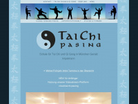taichi-pasing.de Webseite Vorschau