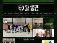 rsv-hoerste.de Webseite Vorschau