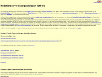 nlverkiezingen.com Webseite Vorschau