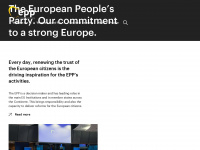 epp.eu Webseite Vorschau