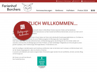 ferienhof-borchers.de Webseite Vorschau