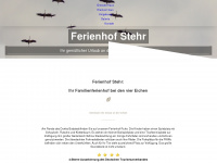 ferienhof-stehr.de Webseite Vorschau