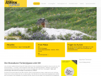 ferienpassbonaduz.ch Webseite Vorschau