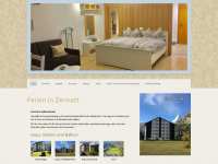 ferienwohnung-sonnmatt-zermatt.ch Webseite Vorschau