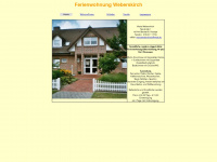 ferienwohnung-weberskirch.de Webseite Vorschau
