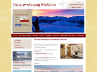 ferienwohnungen-melchior.at Webseite Vorschau