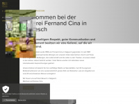 fernand-cina.ch Webseite Vorschau