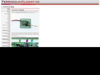 ferroequinologist.de Webseite Vorschau