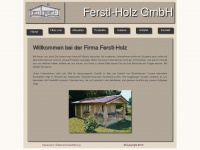 ferstl-holz.de Webseite Vorschau