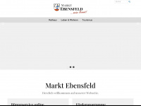 ebensfeld.de Webseite Vorschau